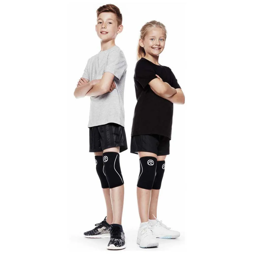 Rehband Rx 5 Mm Junior Knäskydd, Black, M Rehband Rx 5 Mm Junior Knäskydd, Black, M