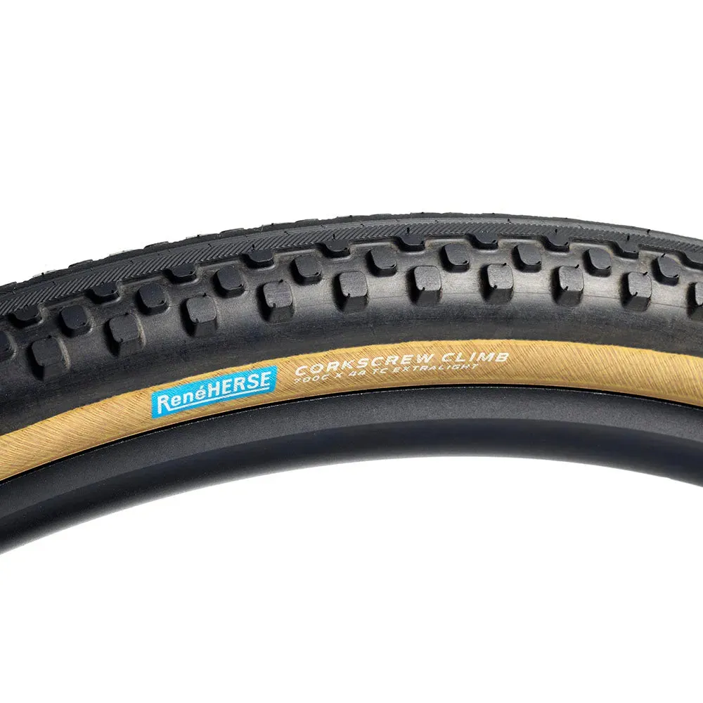 Rene Herse Gravel Tyre Corkscrew Climb, Tan, 700 x 44