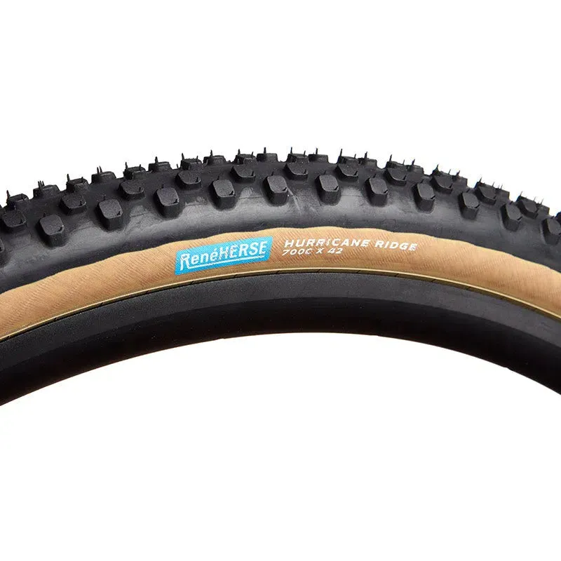 Rene Herse Gravel Tyre Hurricane Ridge, Tan, 700 x 42