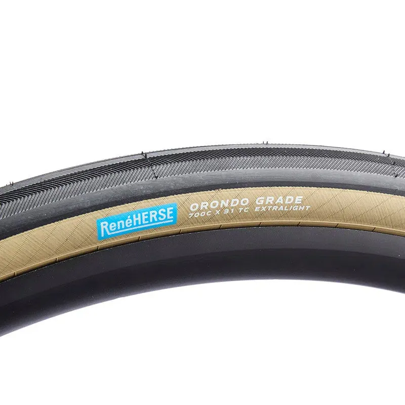 Rene Herse Road Tyre Orondo Grade Extralight, Tan, 700 x 31