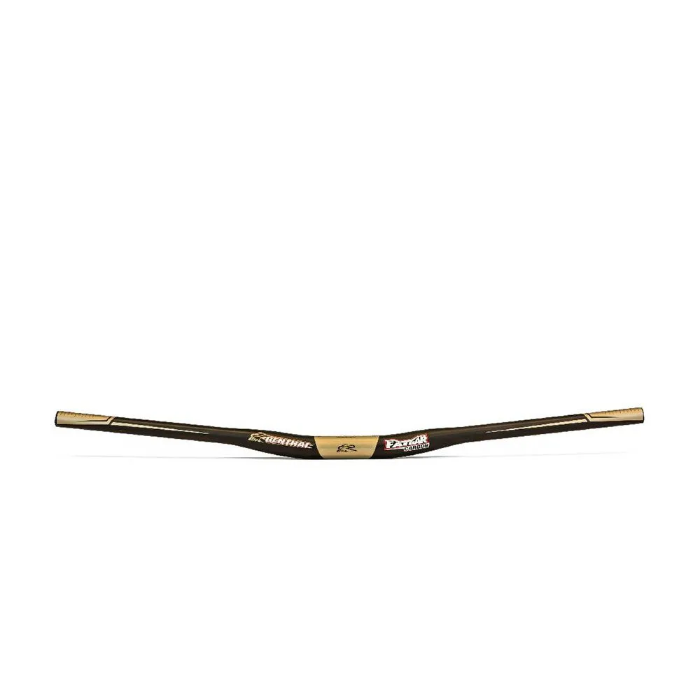 Renthal Fatbar Carbon V2 10 Mm Styre, Black / gold, 31.8mm, 800mm
