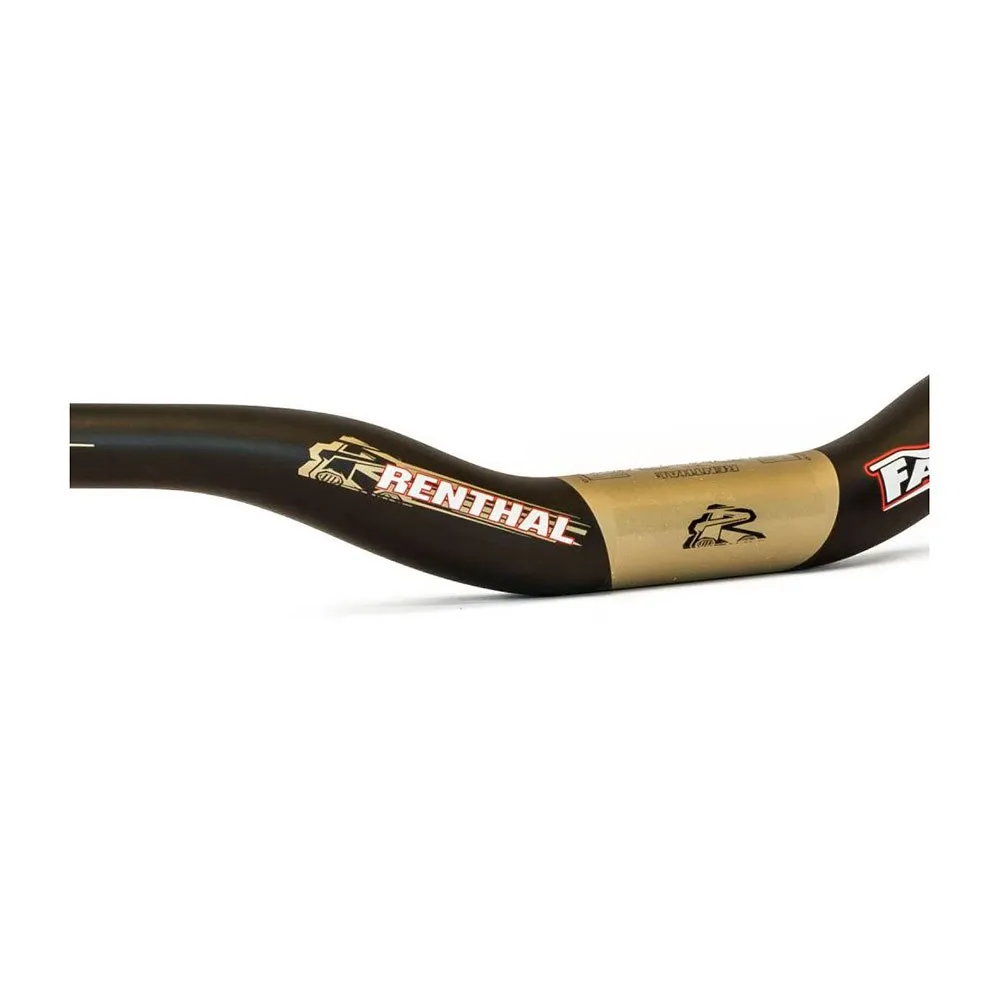 Renthal Fatbar Carbon V2 40 Mm Styre, Black / gold, 31.8mm, 800mm