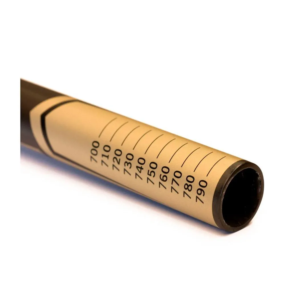 Renthal Fatbar Carbon V2 40 Mm Styre, Black / gold, 31.8mm, 800mm