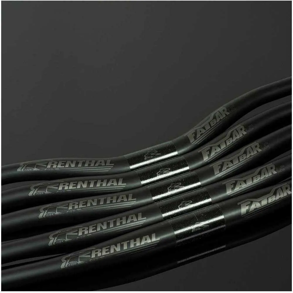 Renthal Fatbar Lit Carbon V3 0mm Rise Styre, Black, 31.8mm, 780mm