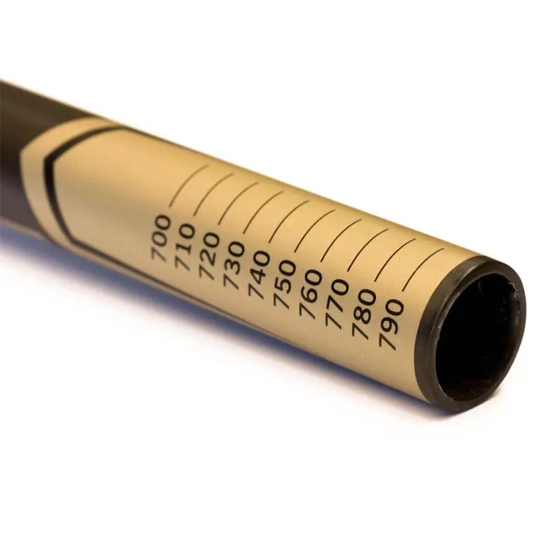 Renthal V2 Fatbar Carbon Rise 20 Mm Styre, Black / aluminium gold, 31.8mm, 800mm Renthal V2 Fatbar Carbon Rise 20 Mm Styre, Black / aluminium gold, 31.8mm, 800mm