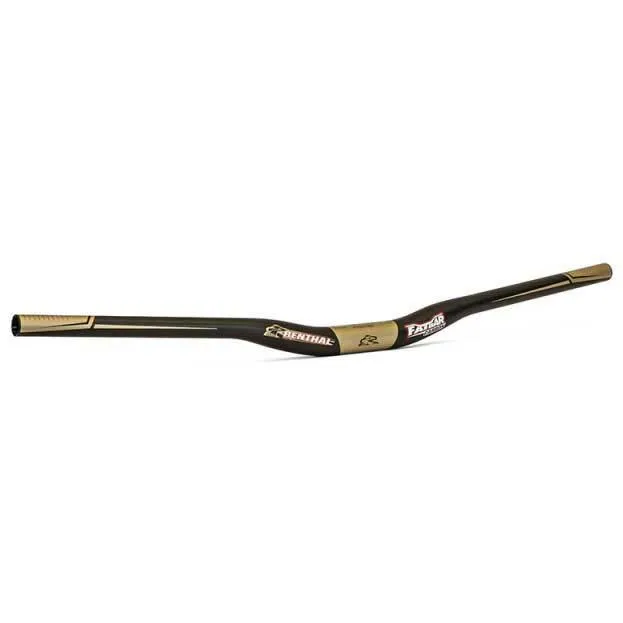 Renthal V2 Fatbar Carbon Rise 20 Mm Styre, Black / aluminium gold, 31.8mm, 800mm Renthal V2 Fatbar Carbon Rise 20 Mm Styre, Black / aluminium gold, 31.8mm, 800mm