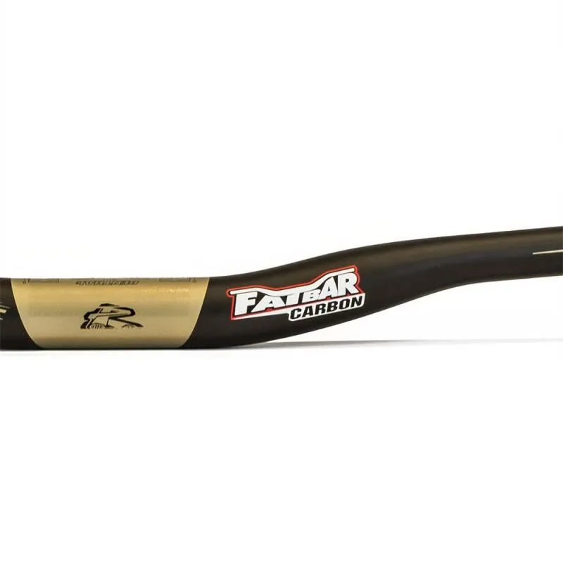 Renthal V2 Fatbar Carbon Rise 20 Mm Styre, Black / aluminium gold, 31.8mm, 800mm Renthal V2 Fatbar Carbon Rise 20 Mm Styre, Black / aluminium gold, 31.8mm, 800mm
