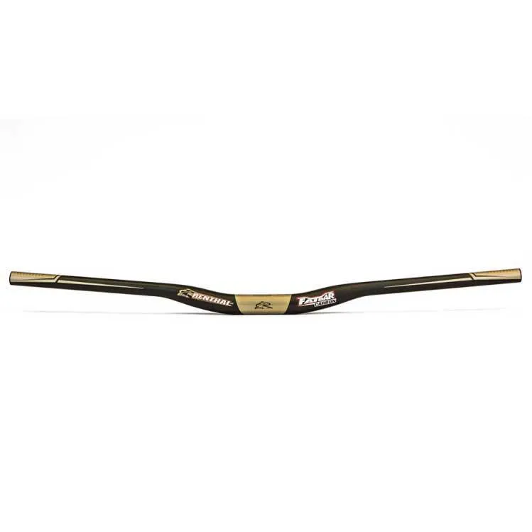 Renthal V2 Fatbar Carbon Rise 20 Mm Styre, Black / aluminium gold, 31.8mm, 800mm Renthal V2 Fatbar Carbon Rise 20 Mm Styre, Black / aluminium gold, 31.8mm, 800mm