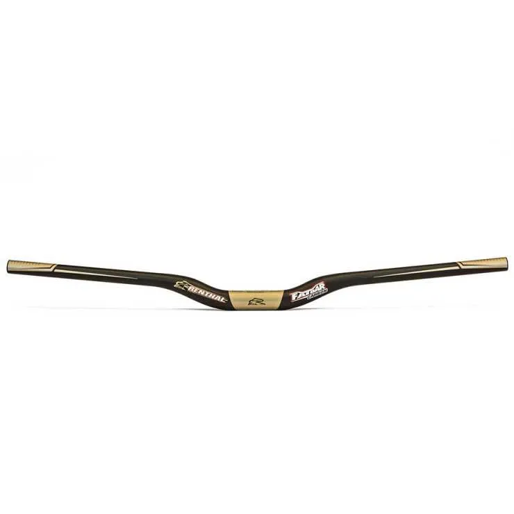 Renthal V2 Fatbar Carbon Rise 30 Mm Styre, Black / aluminium gold, 31.8mm, 800mm Renthal V2 Fatbar Carbon Rise 30 Mm Styre, Black / aluminium gold, 31.8mm, 800mm