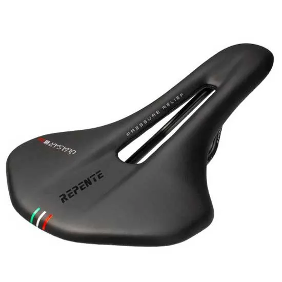 REPENTE Quasar S Steel 2.0 Cykelsadel, Black, 142 x 260mm