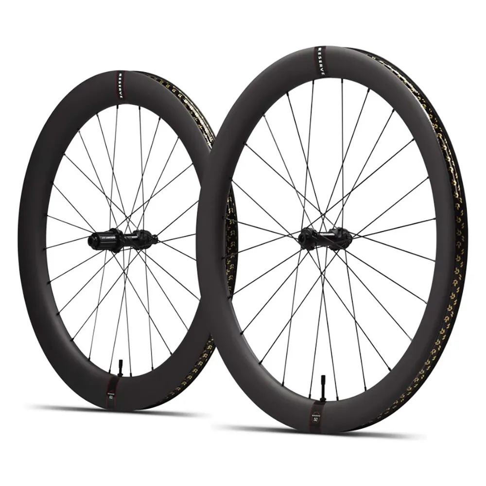 Reserve 52/63 Dt 180 Sp Cl Disc Tubeless Landsvägshjulset, Black, 12 x 100/12 x 142mm, Sram XDR