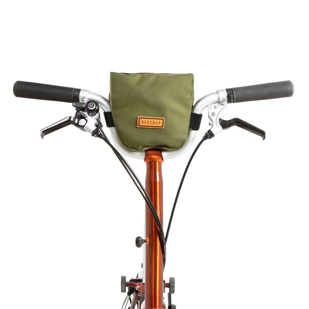 Restrap Brompton Styrväska 1.2l, Olive, One Size Restrap Brompton Styrväska 1.2l, Olive, One Size