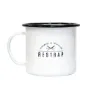Restrap Enemel mugg vit