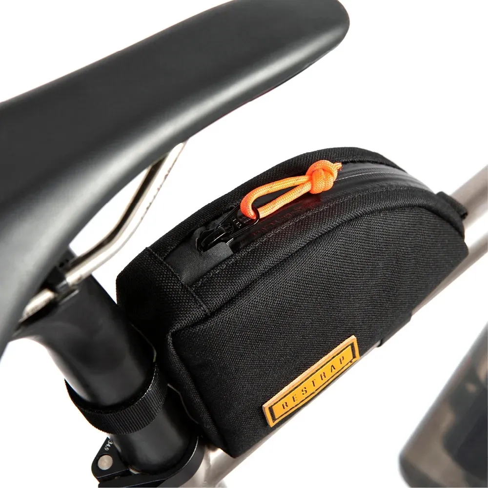 Restrap Rear Top Tube Bag, Black, One Size Restrap Rear Top Tube Bag, Black, One Size
