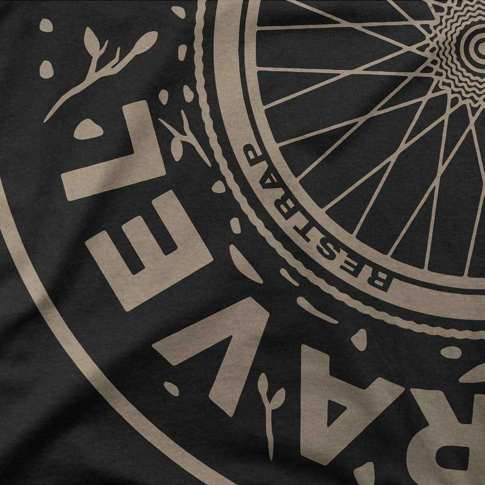 Restrap Will Travel For Gravel T-shirt Med Korta ärmar, Black, XL