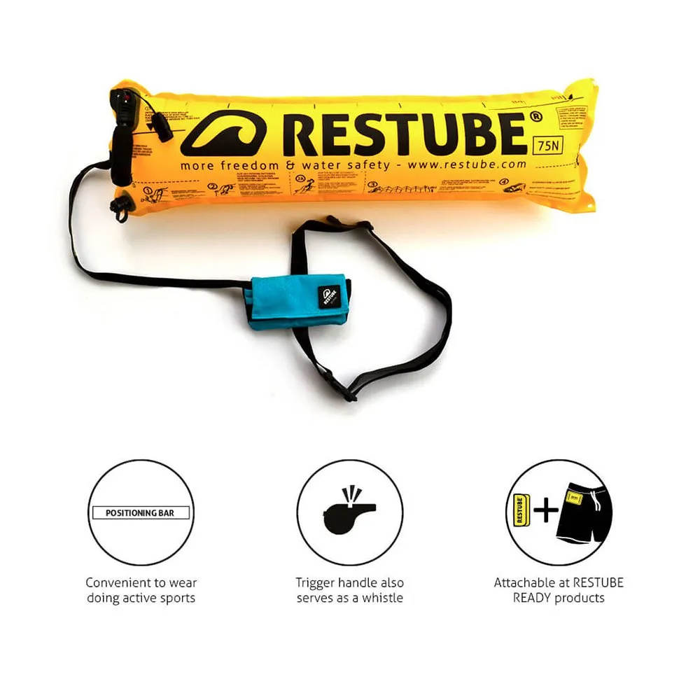 Restube Active Flytväst unisex, Black / icemint, One Size Restube Active Flytväst unisex, Black / icemint, One Size