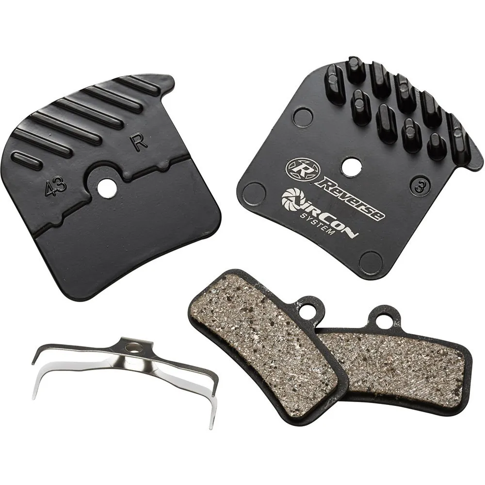 Reverse Components Aircon Shimano Saint/zee Organiska Skivbromsbelägg, Black, One Size Reverse Components Aircon Shimano Saint/zee Organiska Skivbromsbelägg, Black, One Size