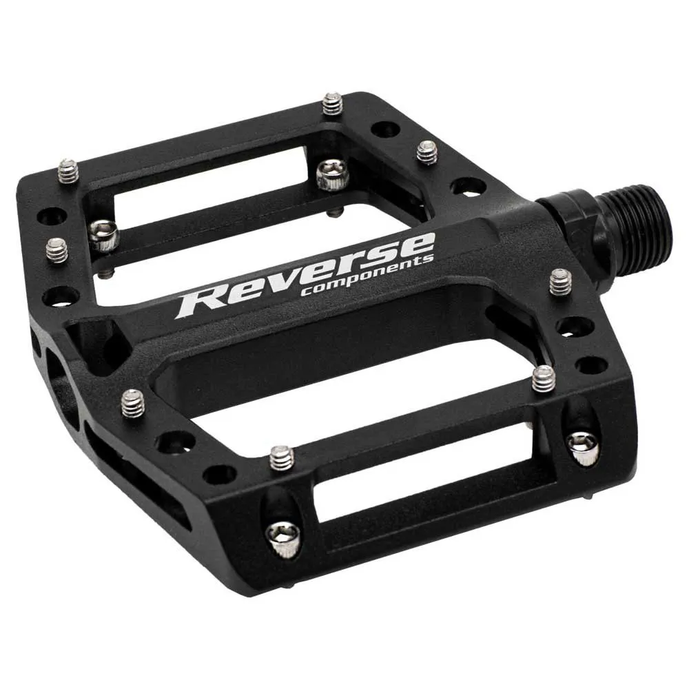 Reverse Components Black One Jr Cykelpedaler, Black, One Size