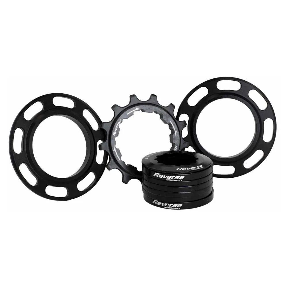 Reverse Components Hg Single Speed Omvandlingskit, Black, 14t