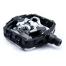 RFR Flat & Click Cykelpedaler, Black / silver, One Size