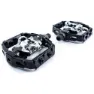 RFR Flat & Click Cykelpedaler, Black / silver, One Size