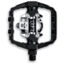 RFR Flat & Click Cykelpedaler, Black / silver, One Size
