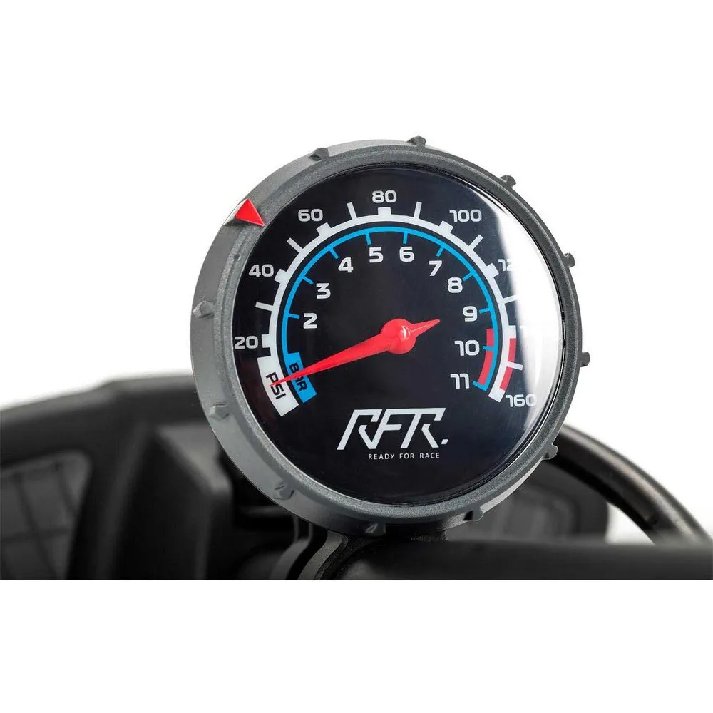 RFR Hqp Cykelpump, Black / glossy black, 160psi RFR Hqp Cykelpump, Black / glossy black, 160psi