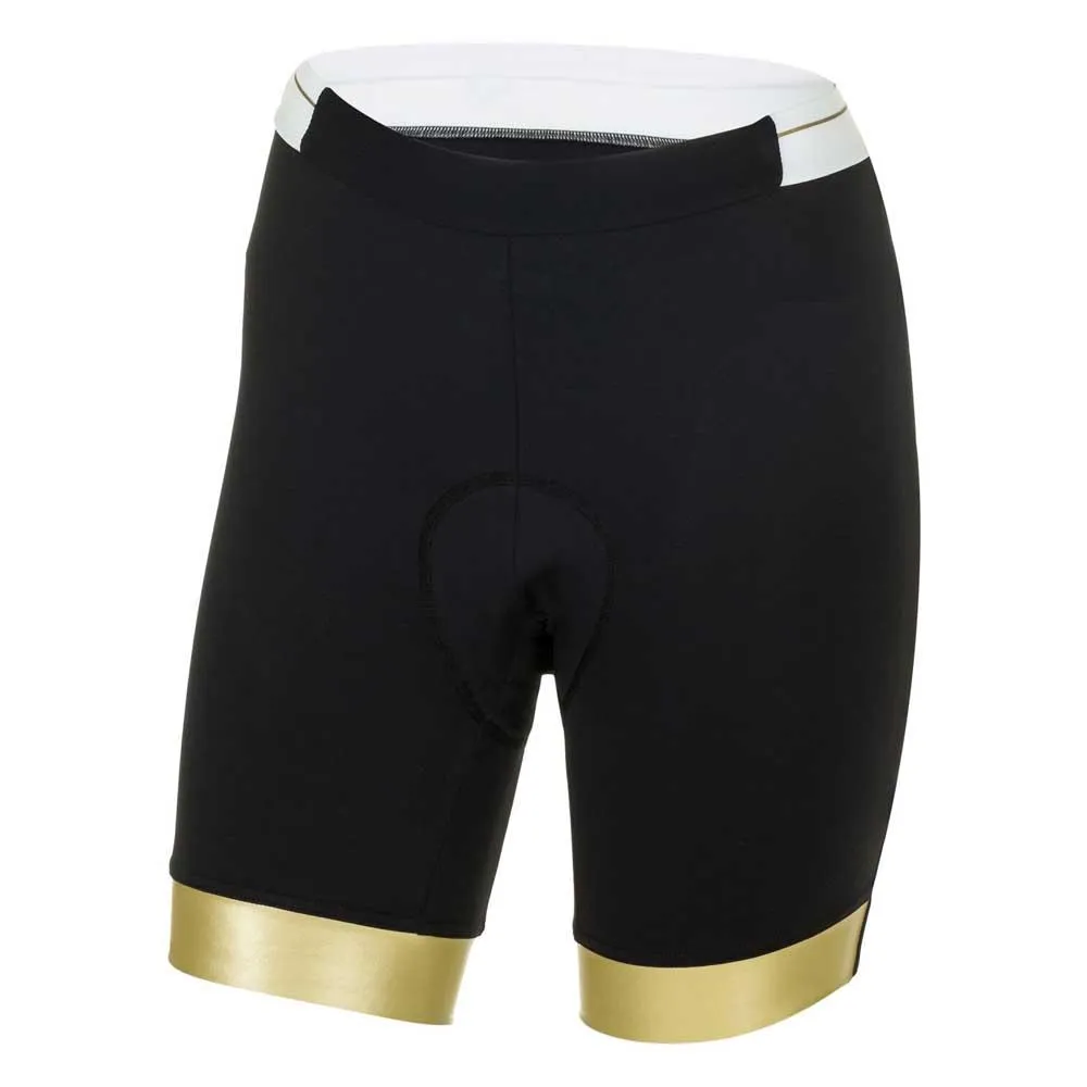 rh+ Preppy Cykelbyxor Utan Axelband, Black / white / gold rh+ Preppy Cykelbyxor Utan Axelband, Black / white / gold