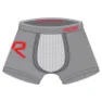 Riday Lightweight Boxers, Grey / red