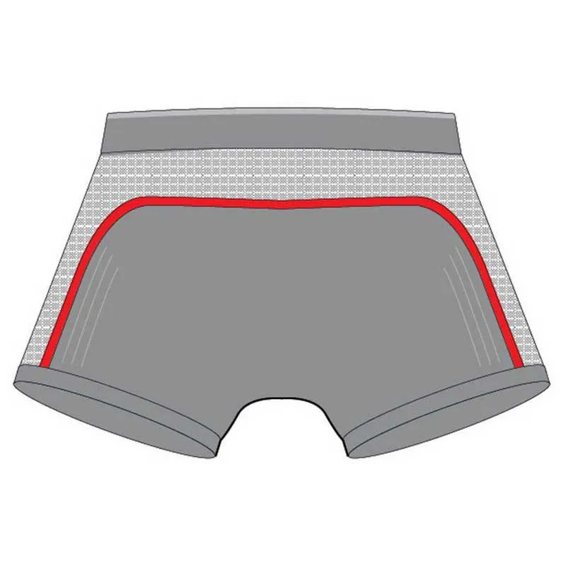 Riday Lightweight Boxers, Grey / red
