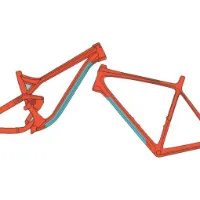 RIDE WRAP Downtube Xtra Thick Ramsskyddsklistermärken