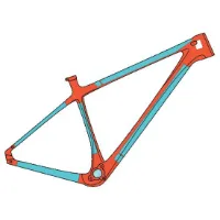 RIDE WRAP Hardtail Mtb Ramsskyddsklistermärken