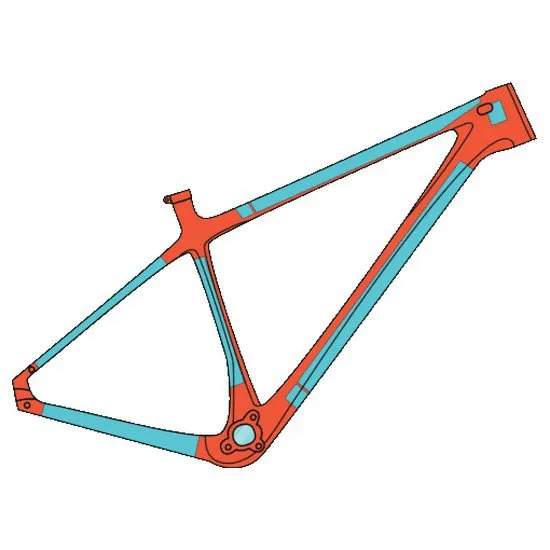 RIDE WRAP Hardtail Mtb Ramsskyddsklistermärken