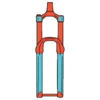 RIDE WRAP Mtb Fork Ramsskyddsklistermärken