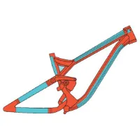 RIDE WRAP Mtb Ramsskyddsklistermärken
