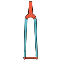 RIDE WRAP Road & Gravel Fork Ramsskyddsklistermärken RIDE WRAP Road & Gravel Fork Ramsskyddsklistermärken
