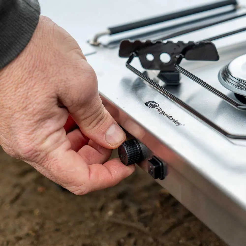 Ridgemonkey Cookstation Gaskök För Camping, Black, One Size