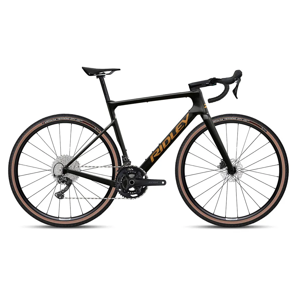 Ridley Astr Grx600 2x12s 2025 Gravelcykel, Black metallic / bronze gold Ridley Astr Grx600 2x12s 2025 Gravelcykel, Black metallic / bronze gold