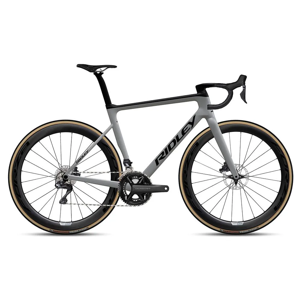 Ridley Falcn Rs Ultegra Di2 2024 Racercykel, Battleship grey / black