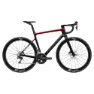 Ridley Falcn Ultegra Di2 2025 Racercykel, Ud carbon / candy red metallic / silver