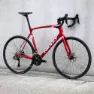 Ridley Fenix Disc 105 Di2 2024 Racercykel, Candy red / white