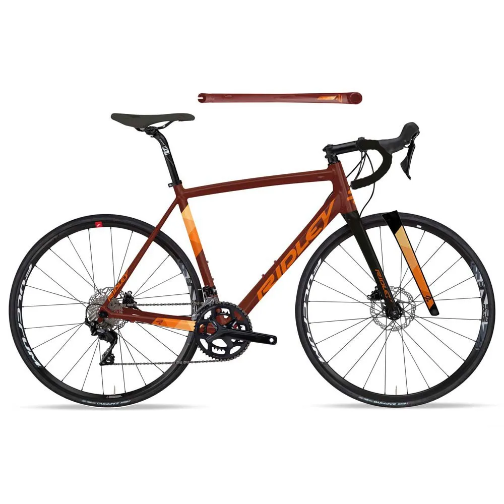 Ridley Fenix Sla Disc 105 Mix Racercykel, Bordeaux red