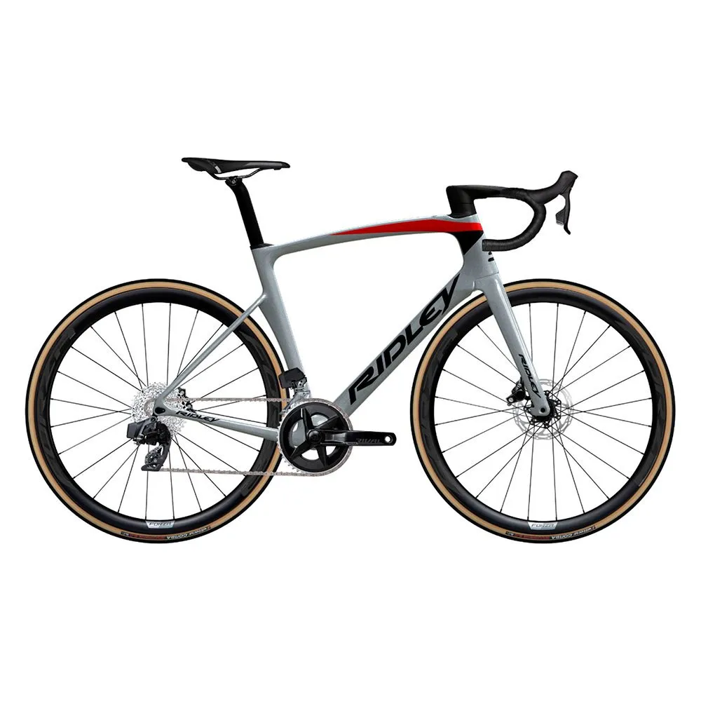 Ridley Noah Disc Rival Etap 2023 Racercykel, Grey Ridley Noah Disc Rival Etap 2023 Racercykel, Grey