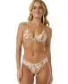 Rip Curl Women's Block Party Adjustable Halter, Bright Peach, XL