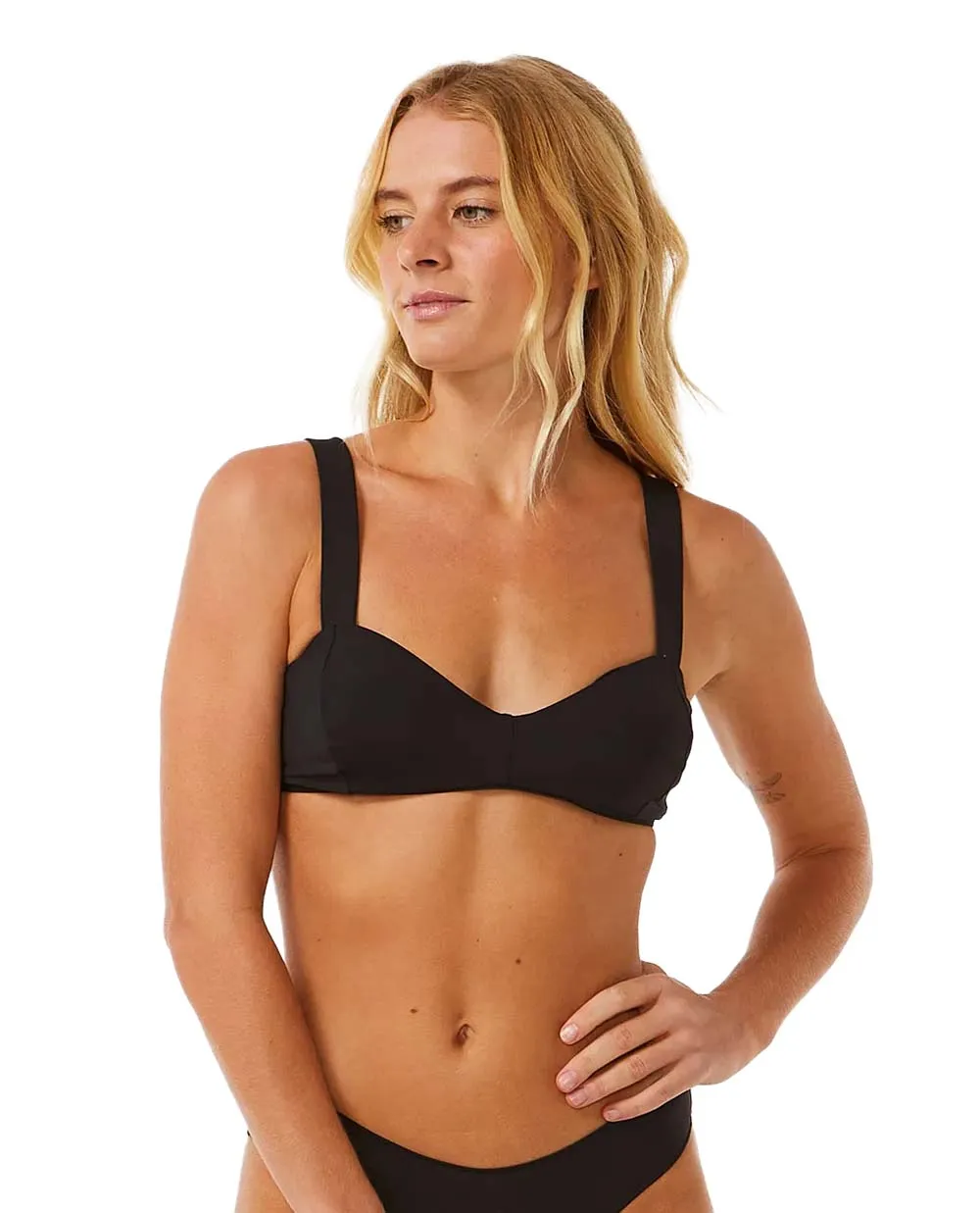 Rip Curl Women's Classic Surf D-DD Bikini Top, Black, L Rip Curl Women's Classic Surf D-DD Bikini Top, Black, L