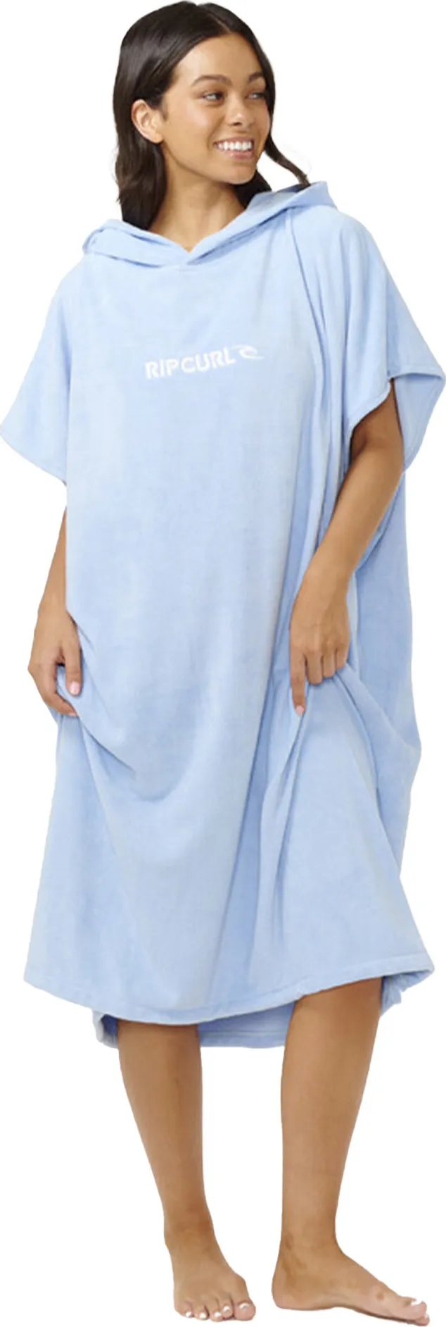 Rip Curl Women's Classic Surf Hooded Towel, Mid Blue, One Size Rip Curl Women's Classic Surf Hooded Towel, Mid Blue, One Size