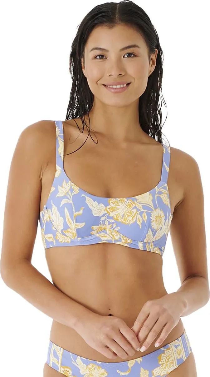 Rip Curl Women's Oceans Together D-Cup Top, Blue, XS Rip Curl Women's Oceans Together D-Cup Top, Blue, XS