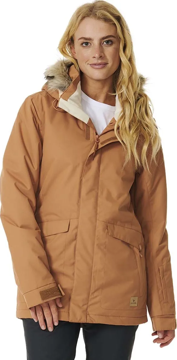 Rip Curl Women's Rider Parker Jacket, Light Brown Rip Curl Women's Rider Parker Jacket, Light Brown
