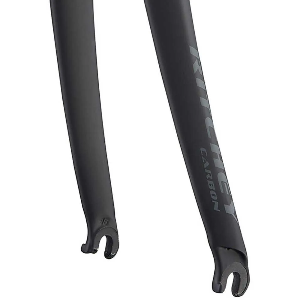 Ritchey Comp Carbon 1´´ 9x100 Mm Qr 43 Offset Väggaffel, Matte Black, 28" - 700C, Rigid Ritchey Comp Carbon 1´´ 9x100 Mm Qr 43 Offset Väggaffel, Matte Black, 28" - 700C, Rigid