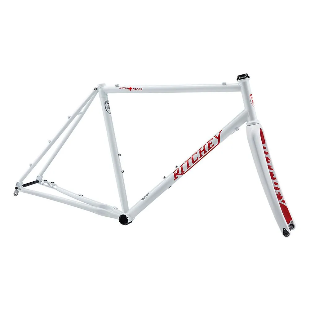 Ritchey Swiss Cross Disc V3 Grusram, White / red, XXL